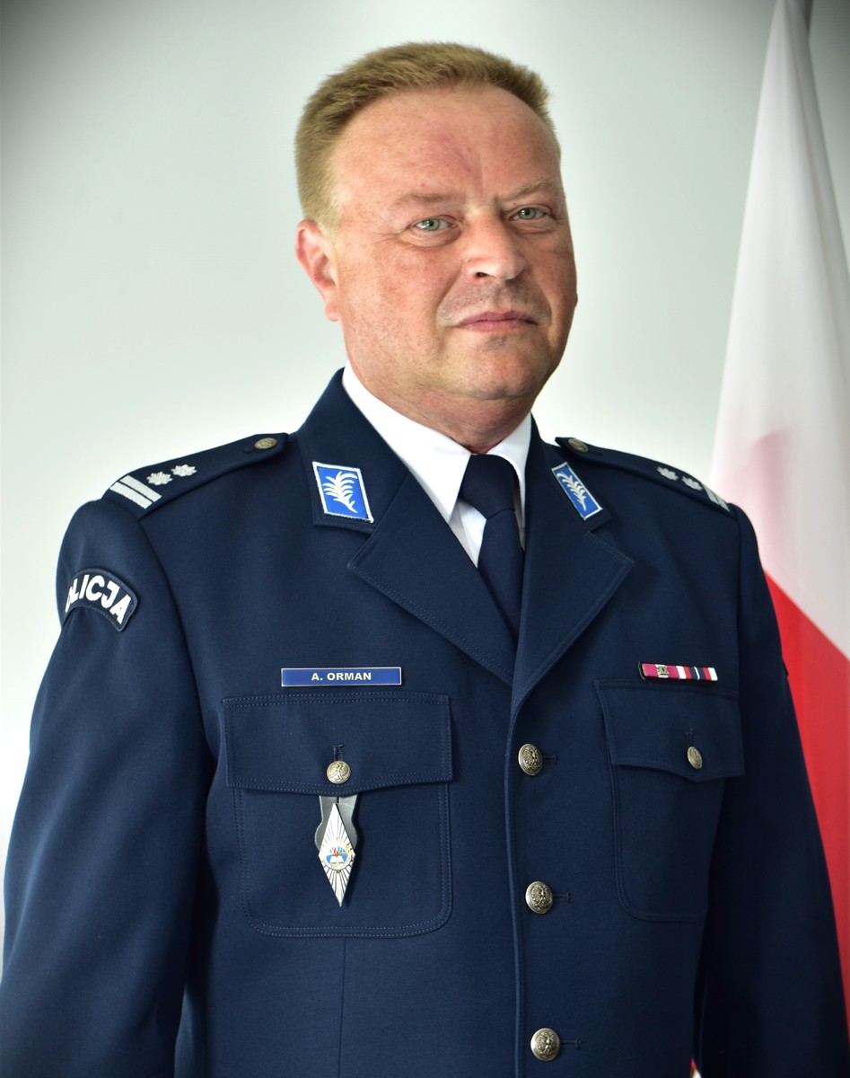 Na zdjęciu Komendant Artur Orman